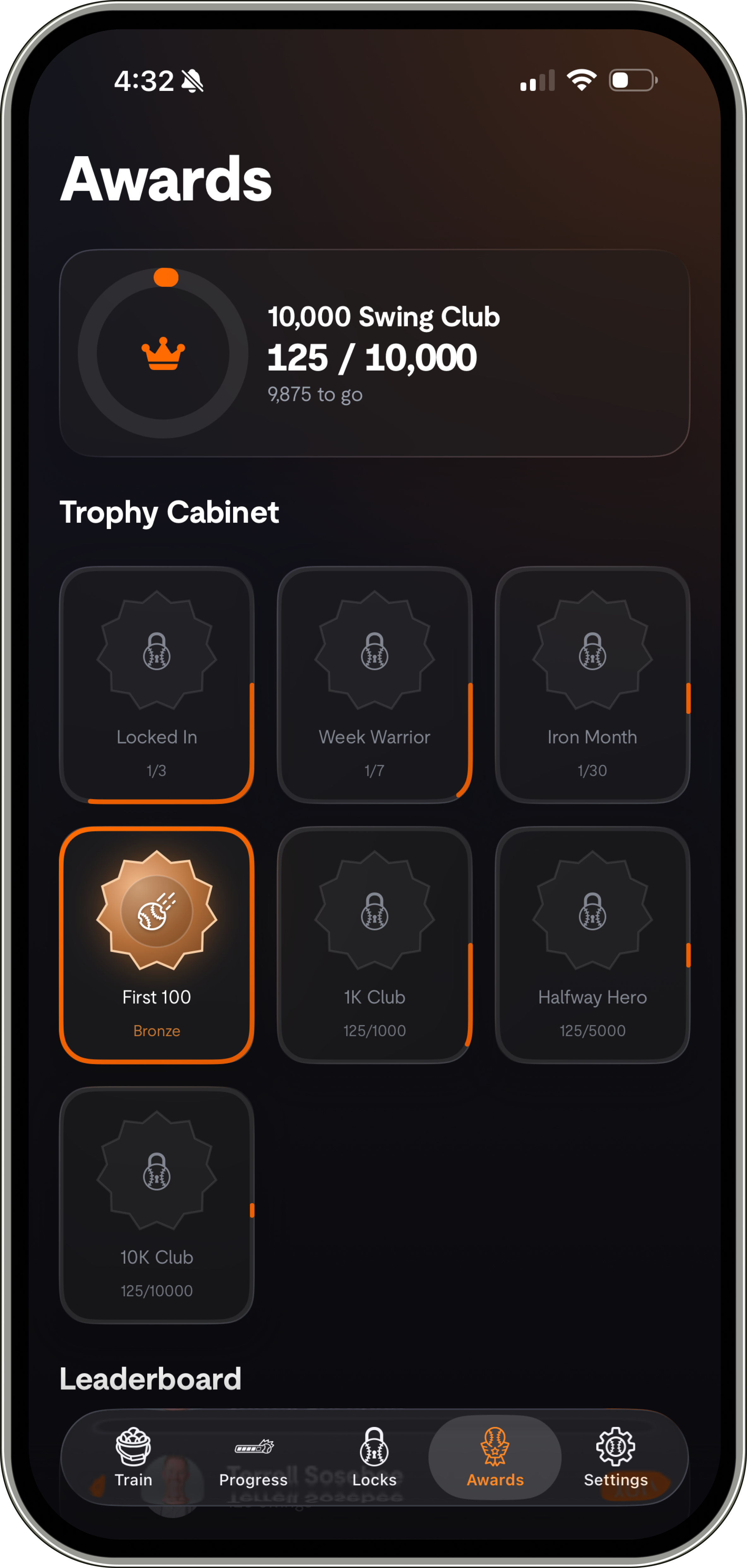Awards and streaks