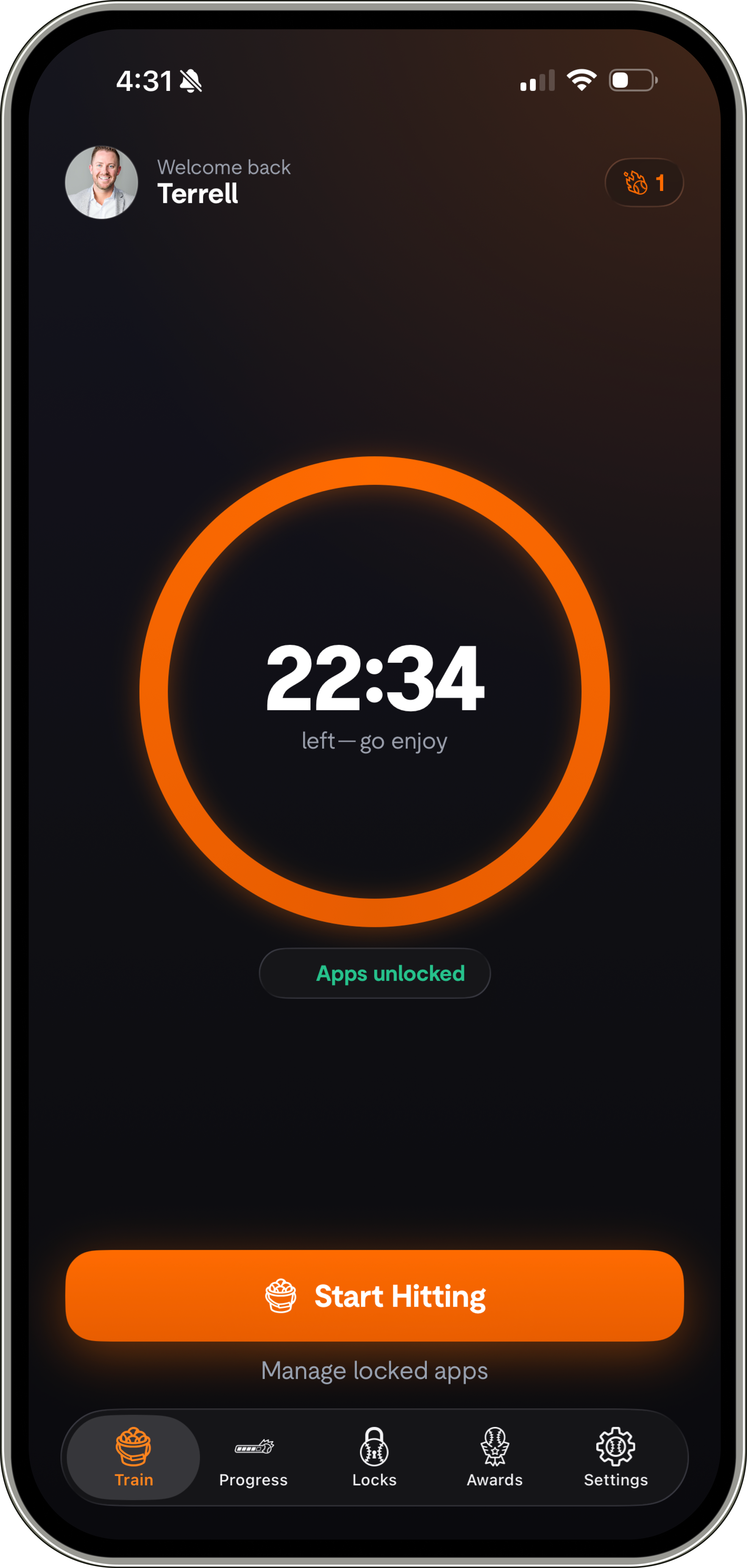 Unlock timer